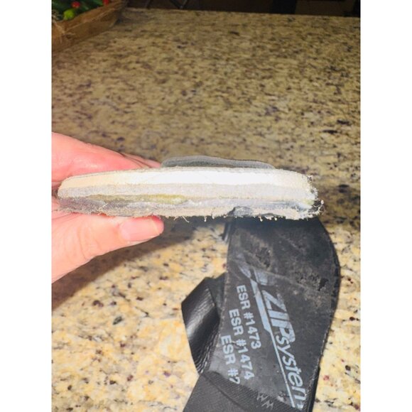 Handcrafted Leather Toe Ring Sandal Kwame B  8.5 Black Brown Sunburst Artsy Boho - Picture 8 of 11